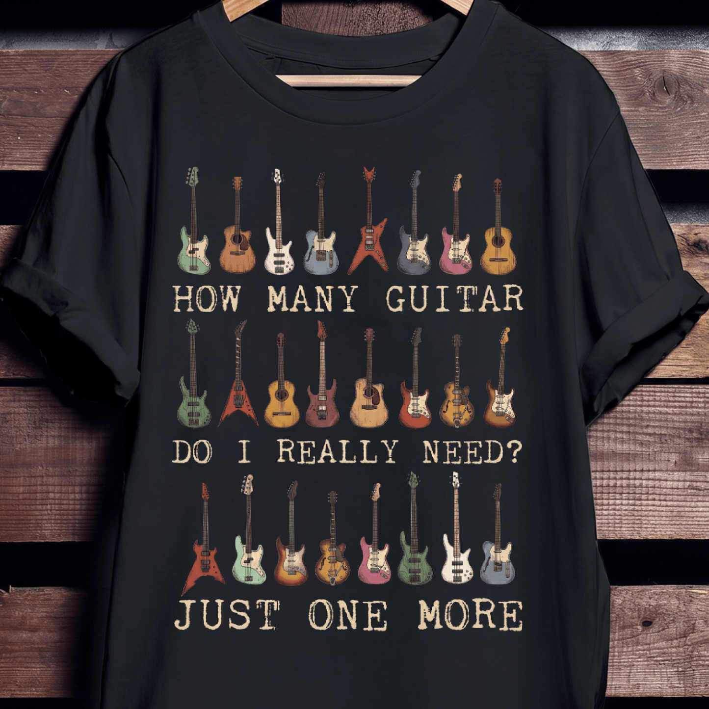 Funny Guitarist Collector Quote Tee - The Music Frontiers