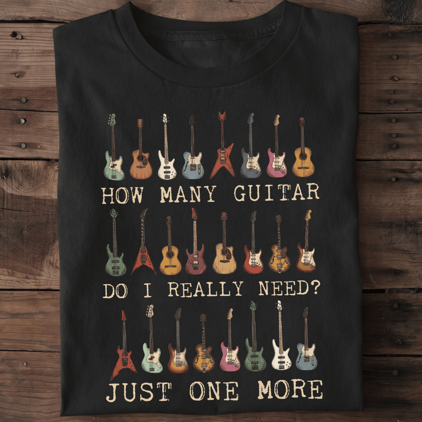 Funny Guitarist Collector Quote Tee - The Music Frontiers