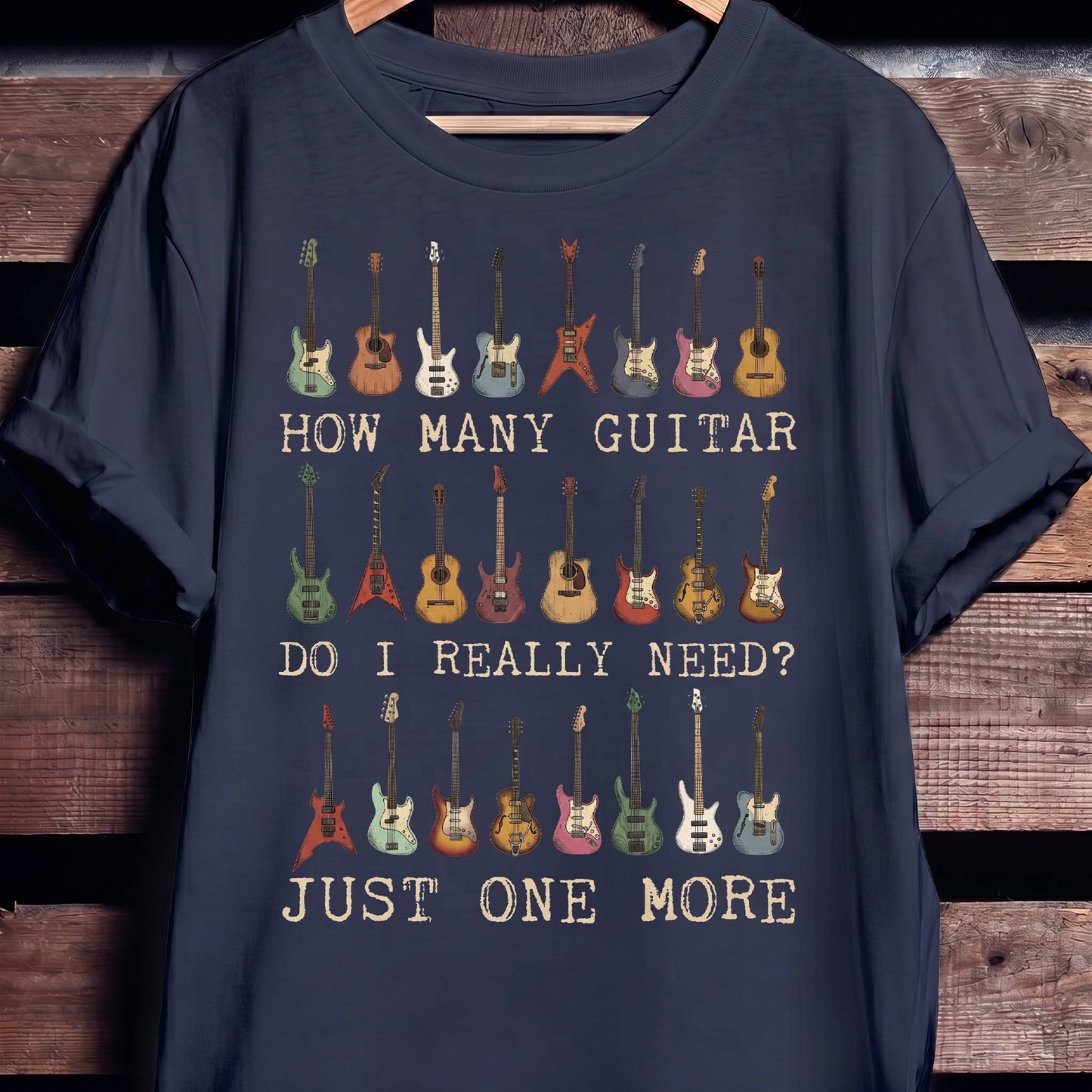 Funny Guitarist Collector Quote Tee - The Music Frontiers