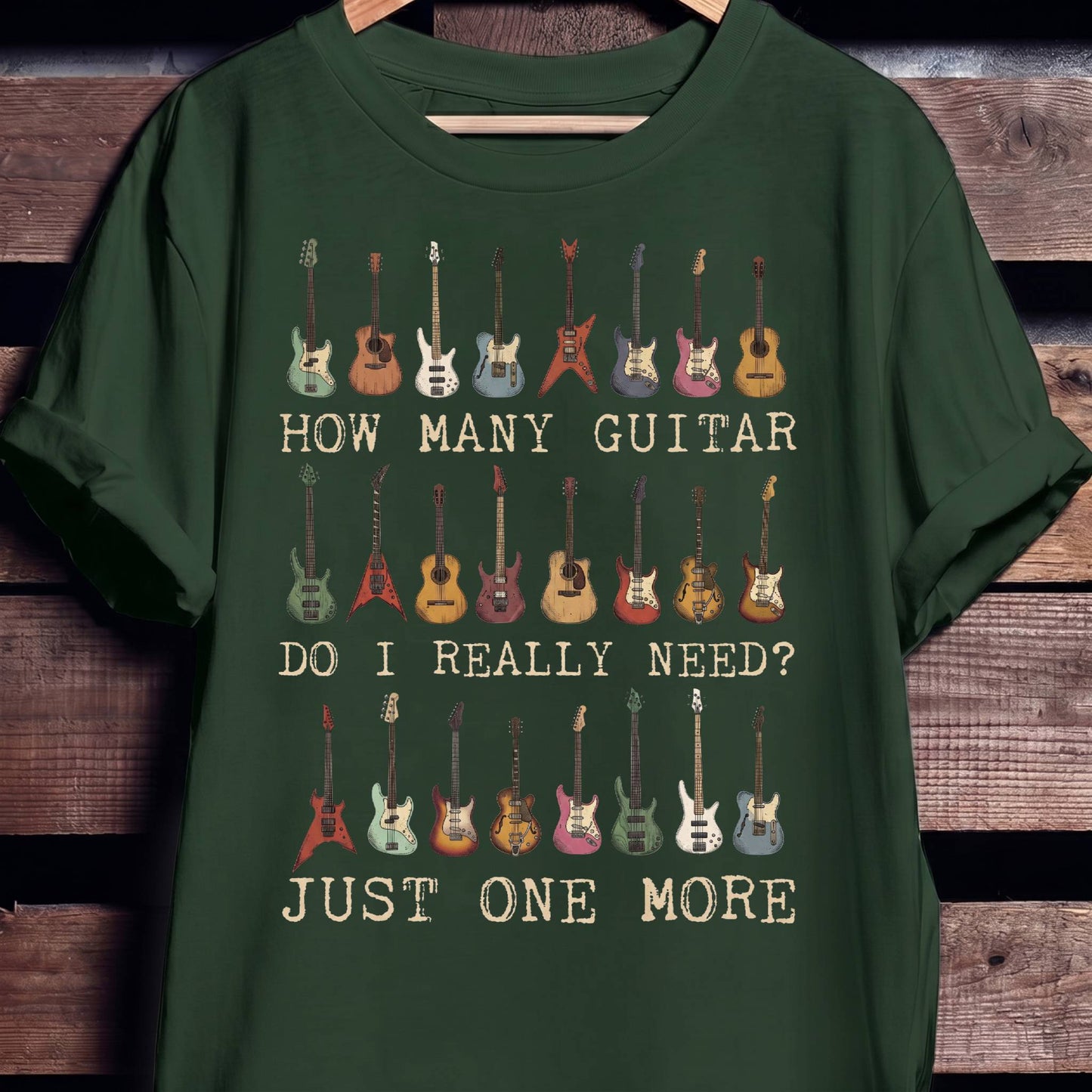 Funny Guitarist Collector Quote Tee - The Music Frontiers