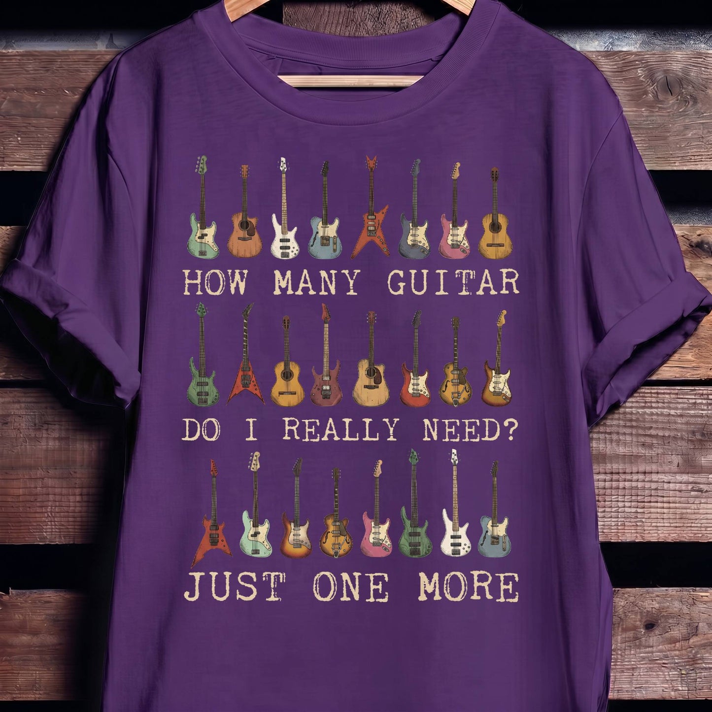 Funny Guitarist Collector Quote Tee - The Music Frontiers