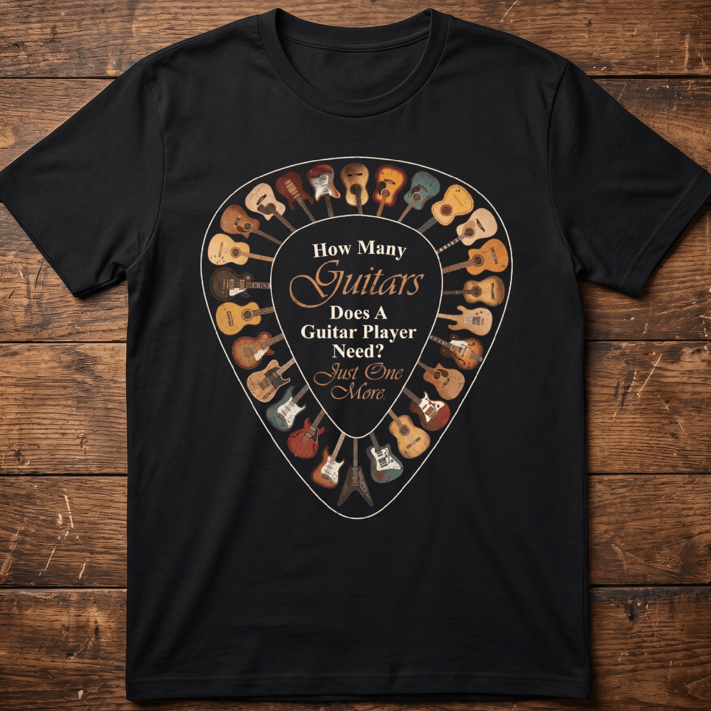 Funny Just One More Guitar T-shirt - The Music Frontiers