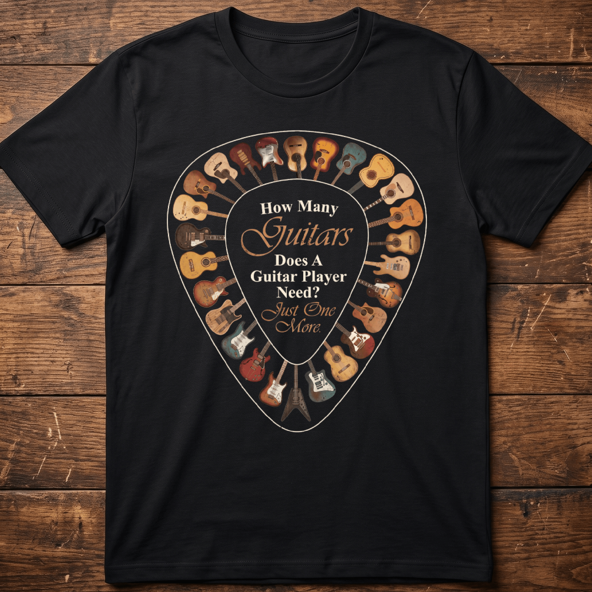 Funny Just One More Guitar T-shirt - The Music Frontiers