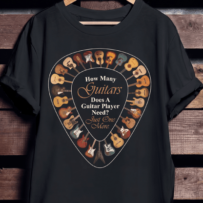 Funny Just One More Guitar T-shirt - The Music Frontiers