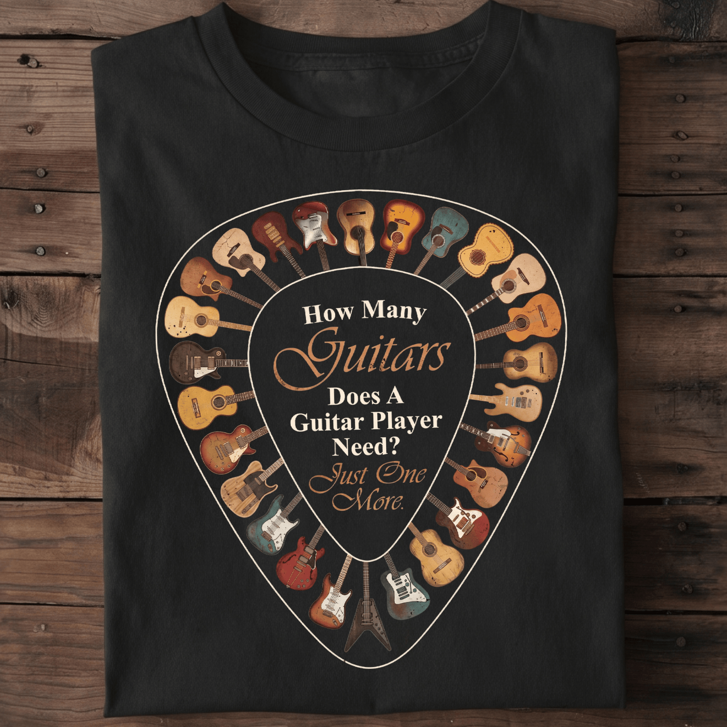 Funny Just One More Guitar T-shirt - The Music Frontiers