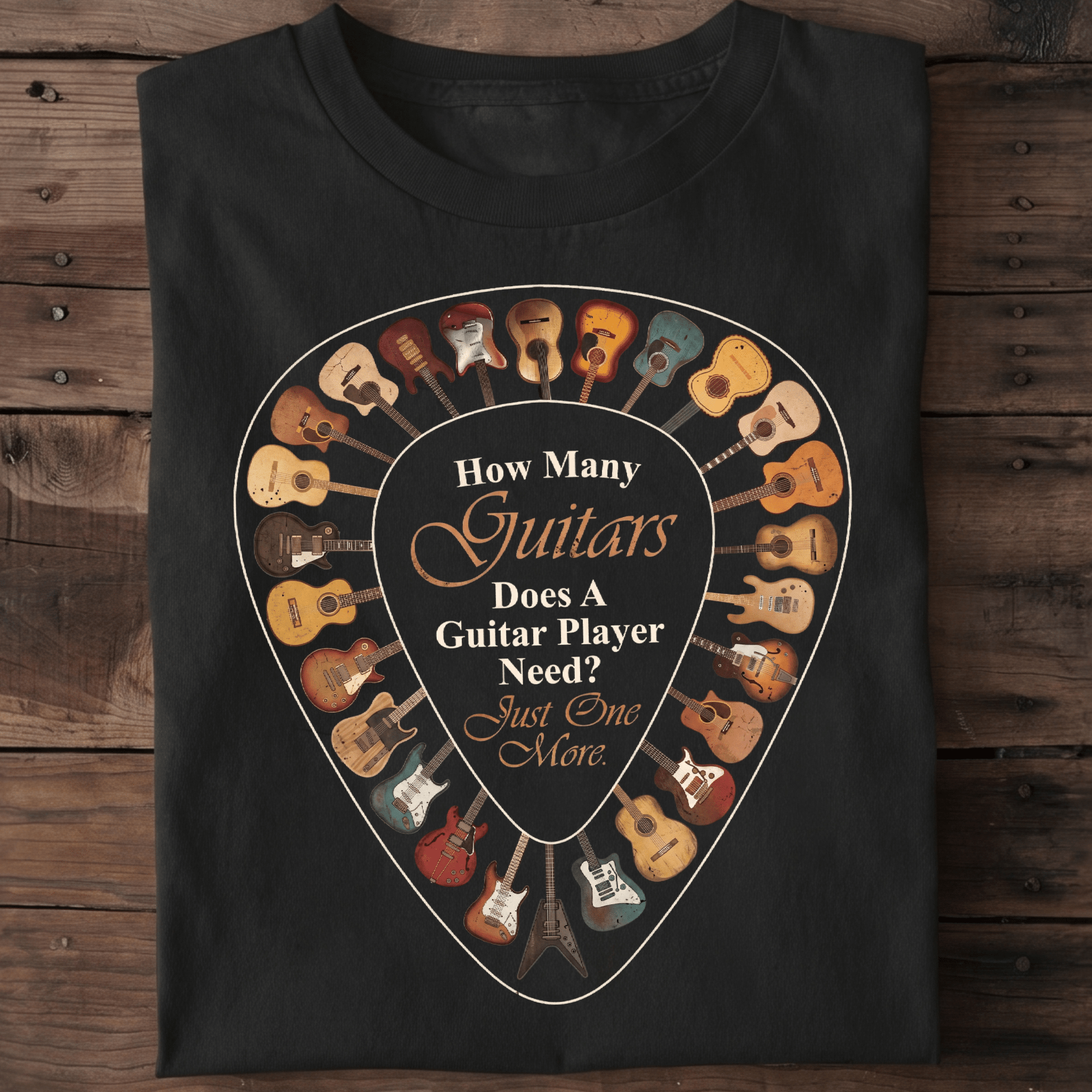 Funny Just One More Guitar T-shirt - The Music Frontiers