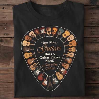 Funny Just One More Guitar T-shirt - The Music Frontiers