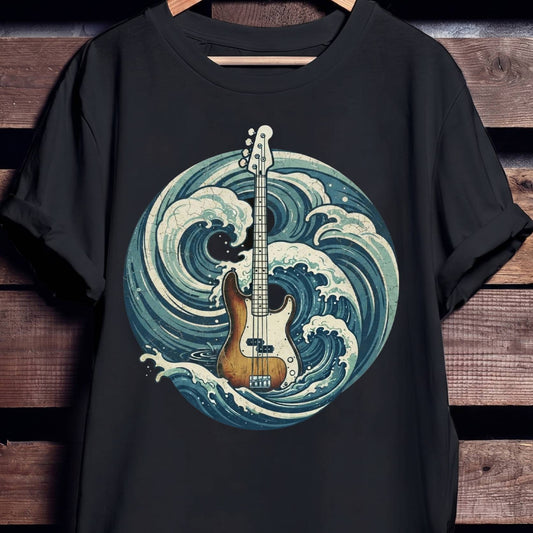 Great Wave Bass Guitar
