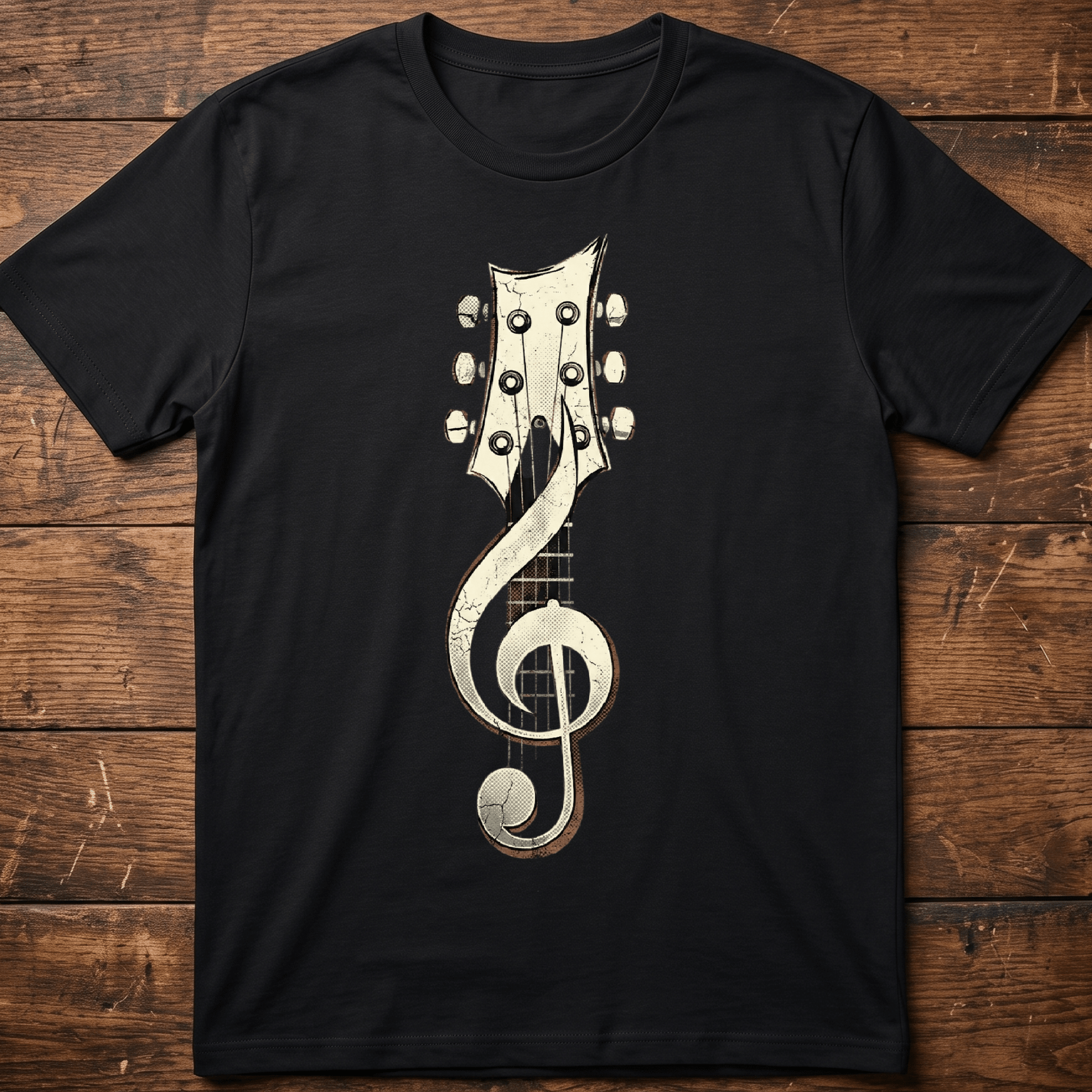 Acoustic Guitar Music note Vintage - The Music Frontiers