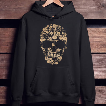 Guitar Collage Skull Mosaic Tee - Unisex Standard Hoodie