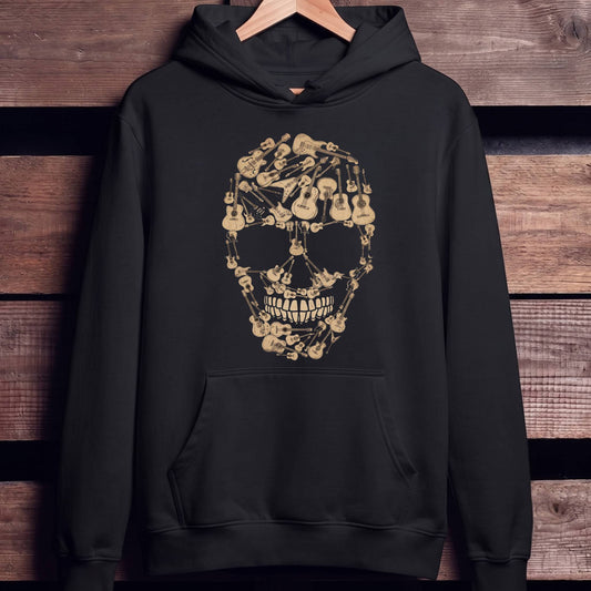 Guitar Collage Skull Mosaic