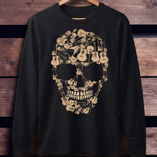 Guitar Collage Skull Mosaic