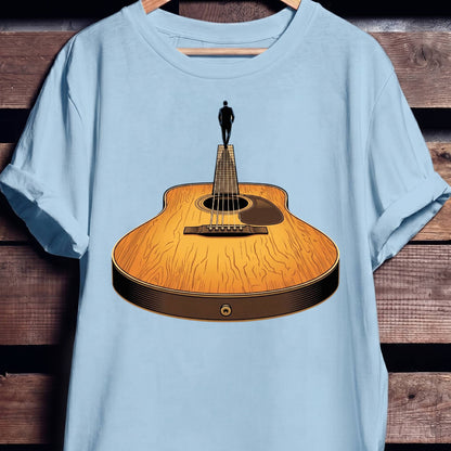 Guitar Headstock Man Illusion Tee - The Music Frontiers