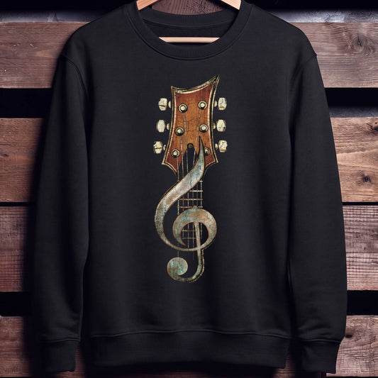 Guitar Headstock Treble Clef T‑