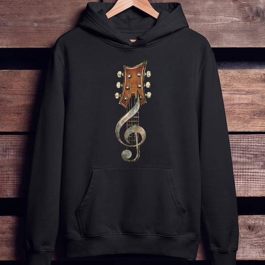 Guitar Headstock Treble Clef T‑
