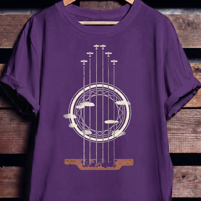 Guitar Rosette Soundhole Tee - The Music Frontiers