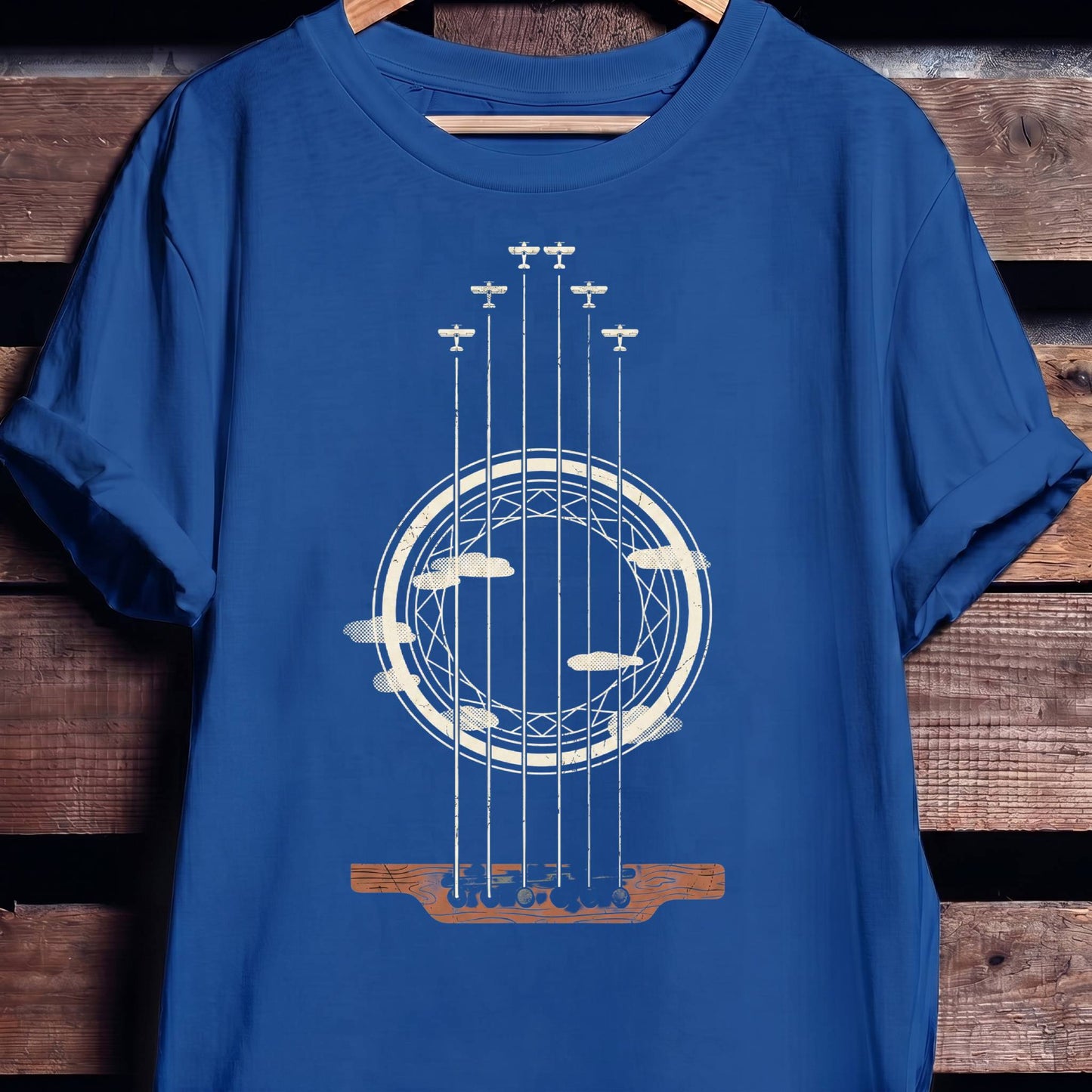 Guitar Rosette Soundhole Tee - The Music Frontiers