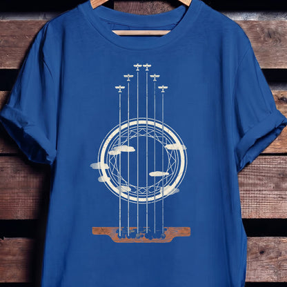 Guitar Rosette Soundhole Tee - The Music Frontiers