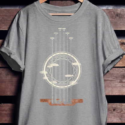 Guitar Rosette Soundhole Tee - The Music Frontiers
