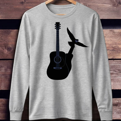 Guitar Shadow Bird Flight