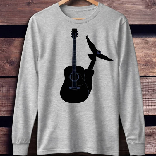 Guitar Shadow Bird Flight