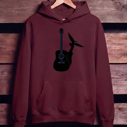 Guitar Shadow Bird Flight