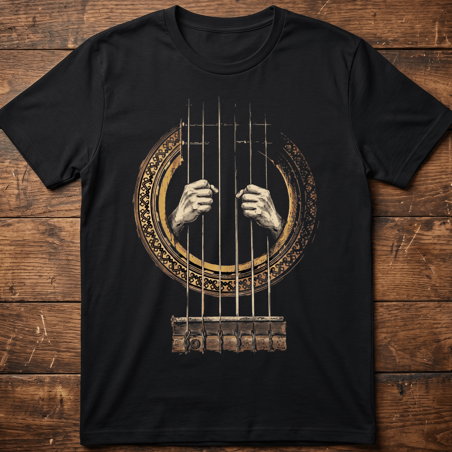 Guitar String Prison Graphic Tee - The Music Frontiers