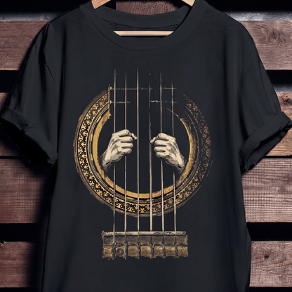Guitar String Prison Graphic Tee - The Music Frontiers