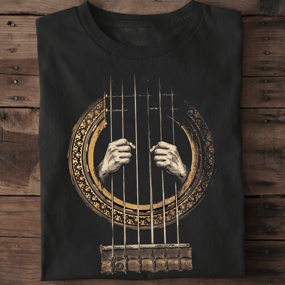 Guitar String Prison Graphic Tee - The Music Frontiers