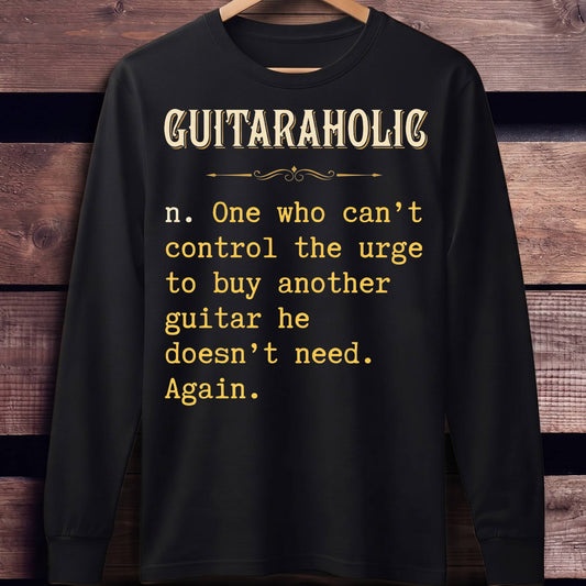 Guitaraholic Definition Funny Guitarist