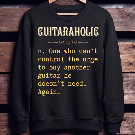 Guitaraholic Definition Funny Guitarist