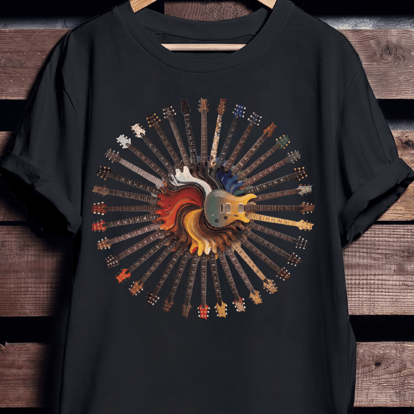 Guitarist Color Wheel Collection Tee - The Music Frontiers