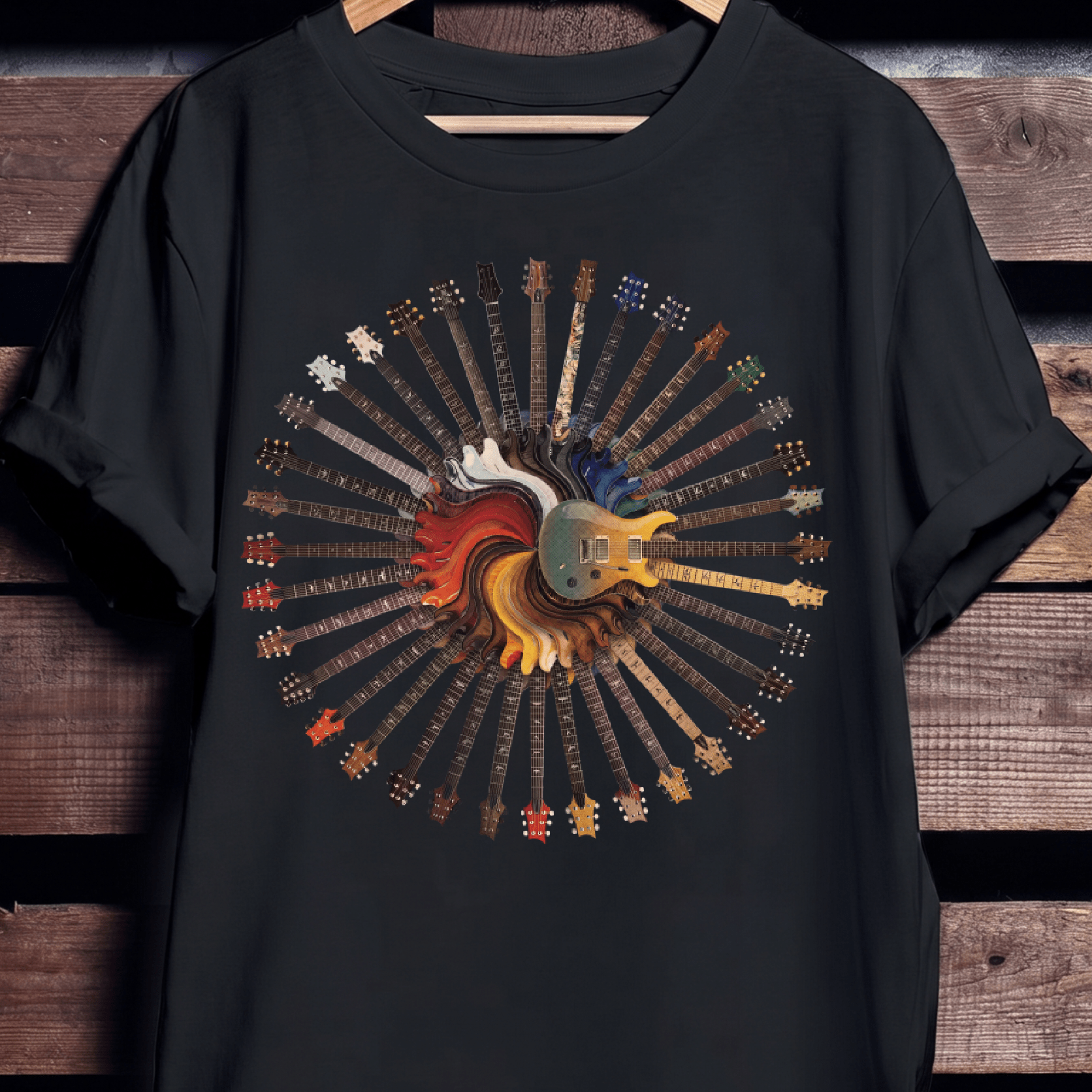 Guitarist Color Wheel Collection Tee - The Music Frontiers