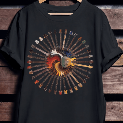 Guitarist Color Wheel Collection Tee - The Music Frontiers