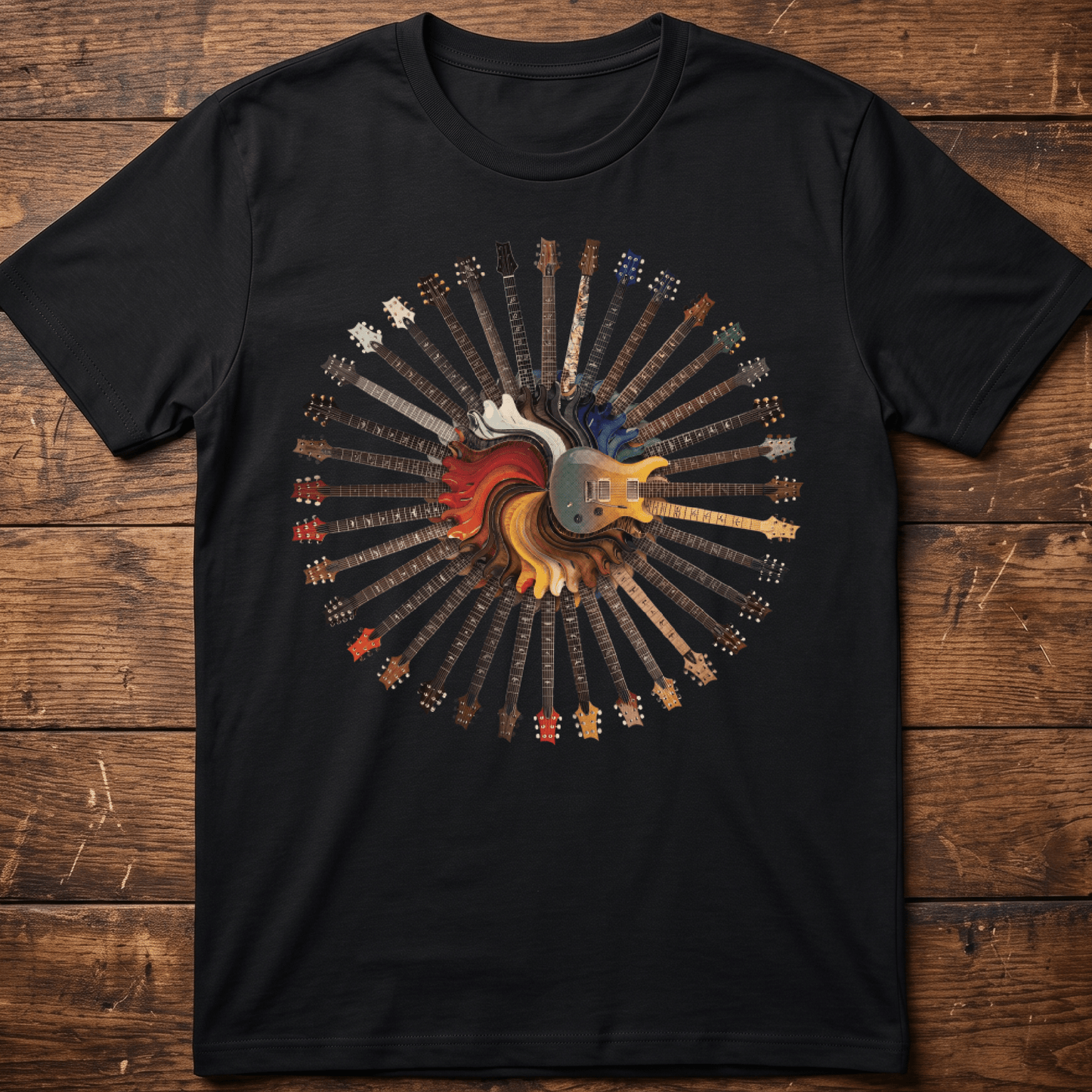 Guitarist Color Wheel Collection Tee - The Music Frontiers