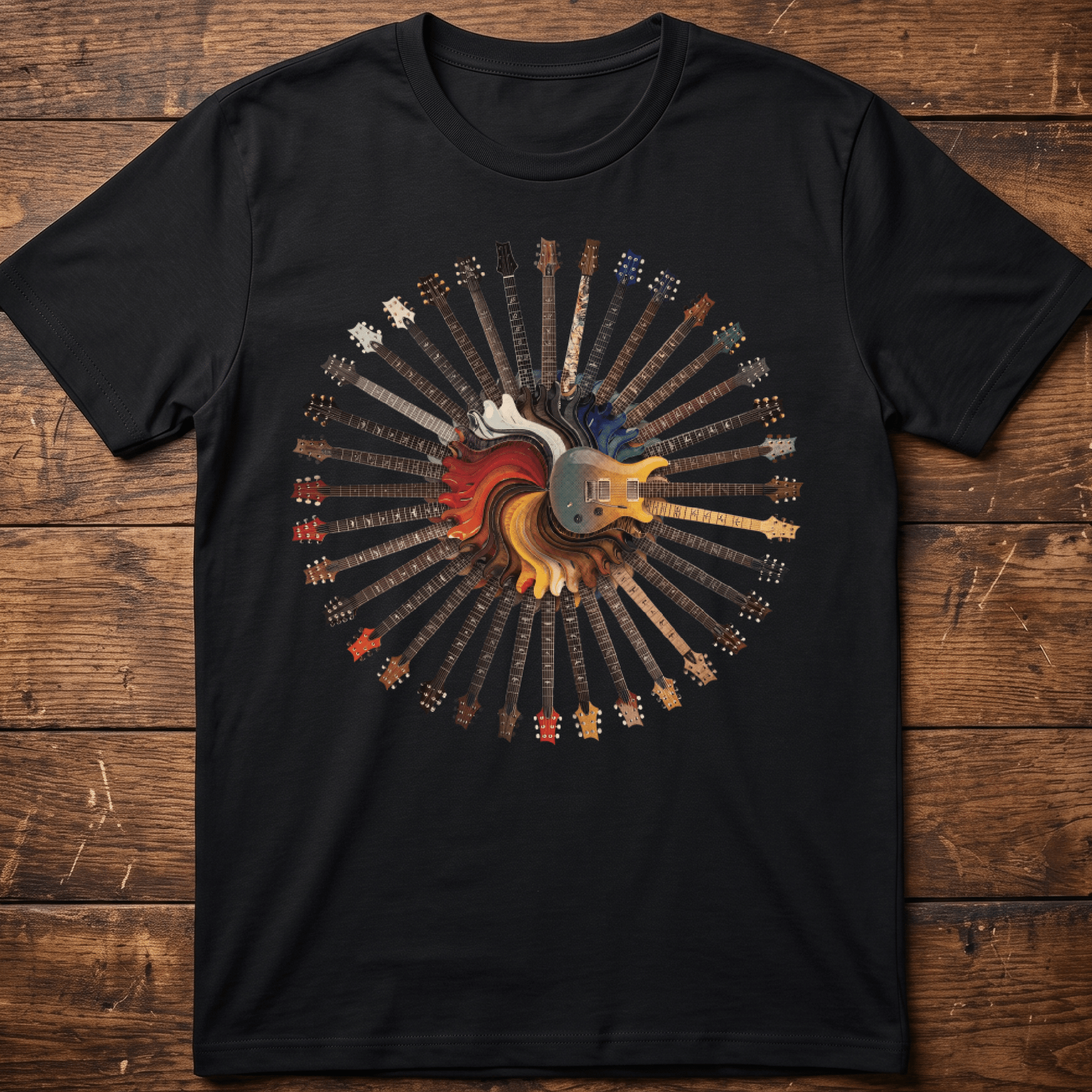 Guitarist Color Wheel Collection Tee - The Music Frontiers
