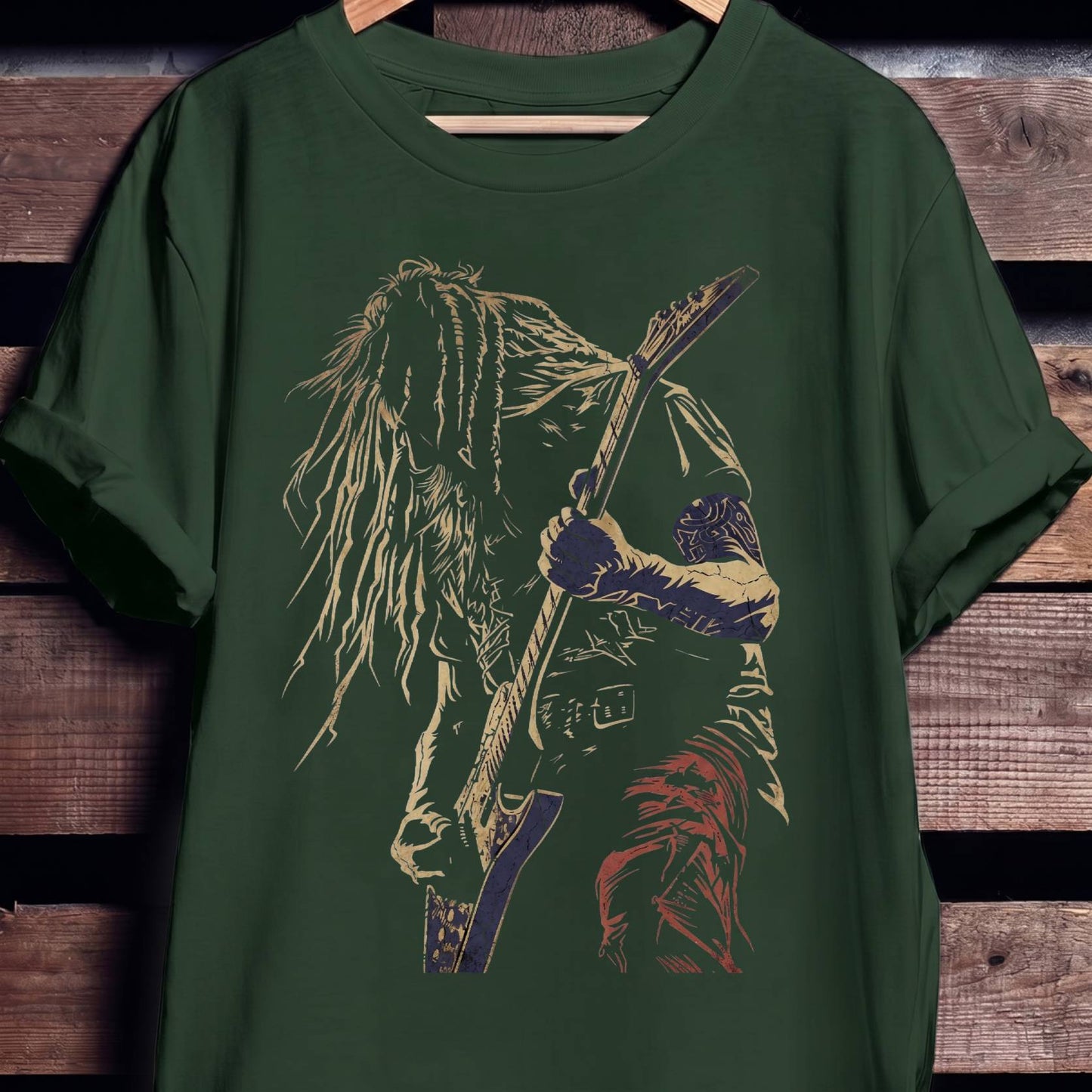 Heavy Metal Bassist Graphic Tee - The Music Frontiers