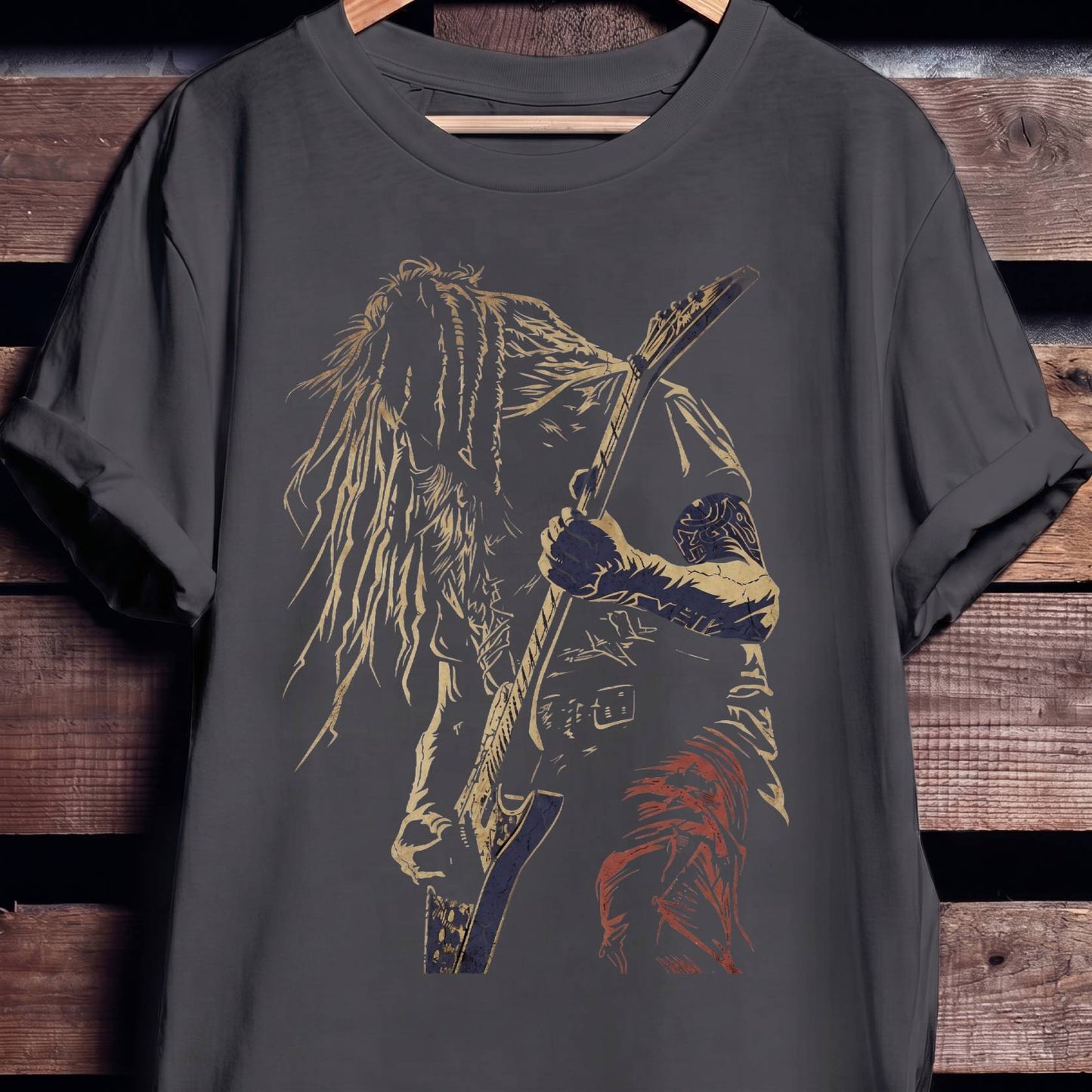 Heavy Metal Bassist Graphic Tee - The Music Frontiers
