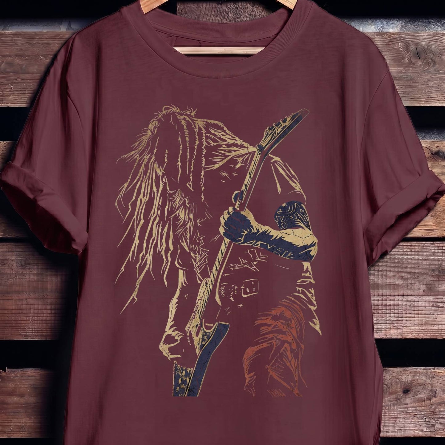 Heavy Metal Bassist Graphic Tee - The Music Frontiers