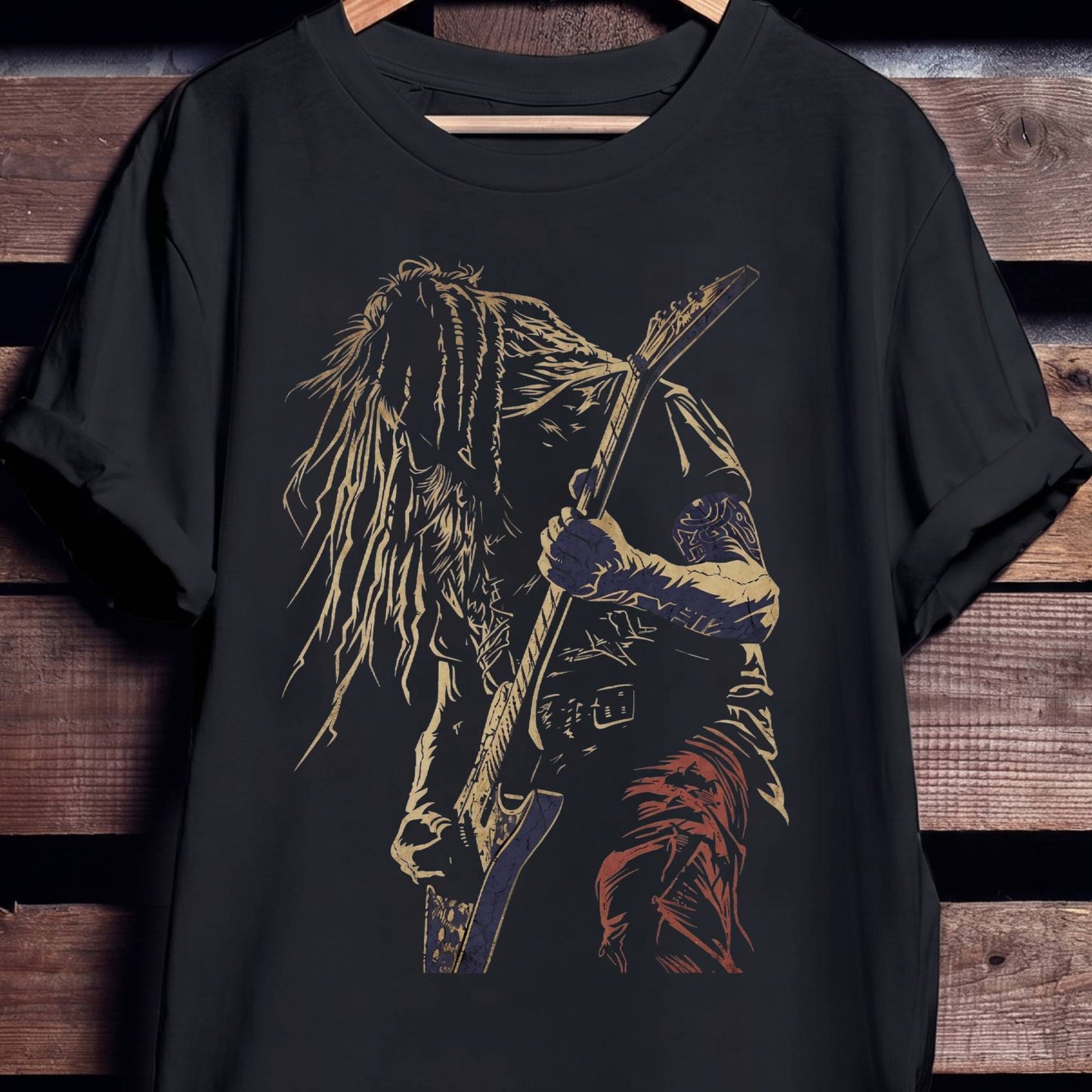Heavy Metal Bassist Graphic Tee - The Music Frontiers