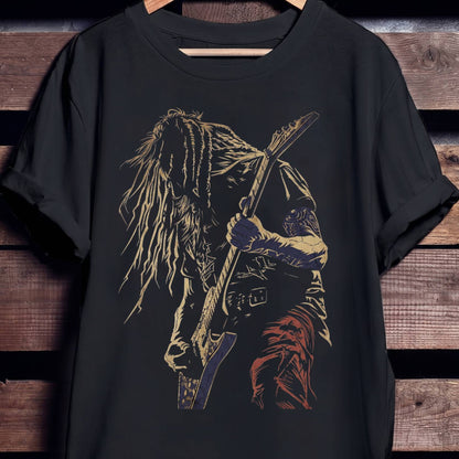 Heavy Metal Bassist Graphic Tee - The Music Frontiers