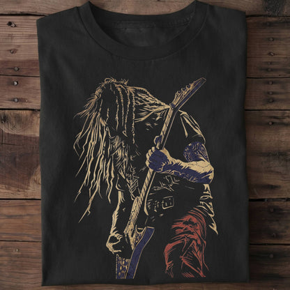 Heavy Metal Bassist Graphic Tee - The Music Frontiers