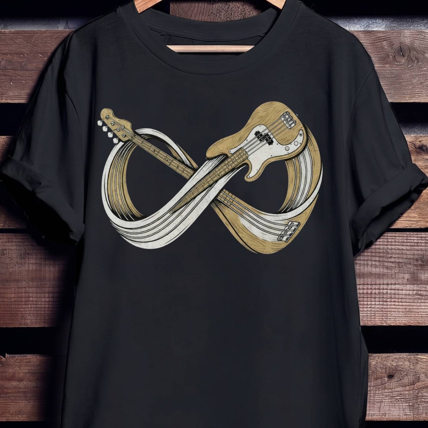Infinite Bass Guitar Music Tee - Unisex Standard T-Shirt