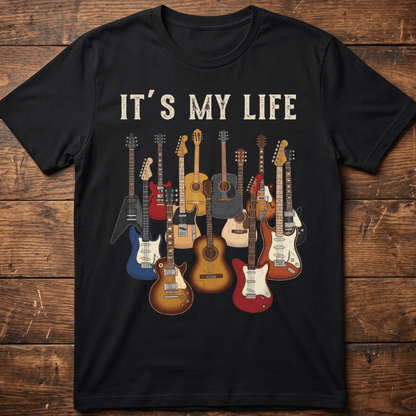 It's My Life Guitar Collection T-shirt - The Music Frontiers