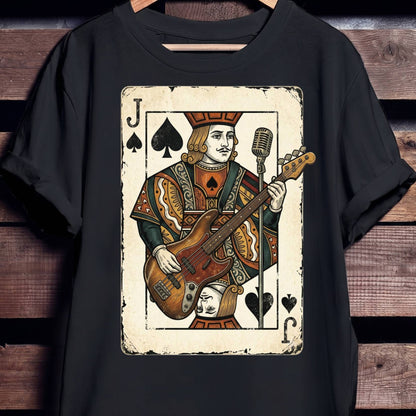 Jack of Spades Bass Player Tee - Unisex Standard T-Shirt