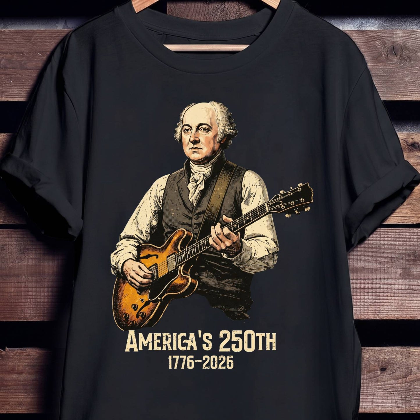 John Adams Playing Guitar America 250 - The Music Frontiers