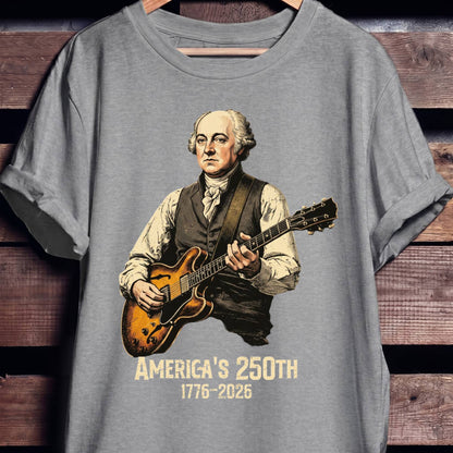 John Adams Playing Guitar America 250 - The Music Frontiers