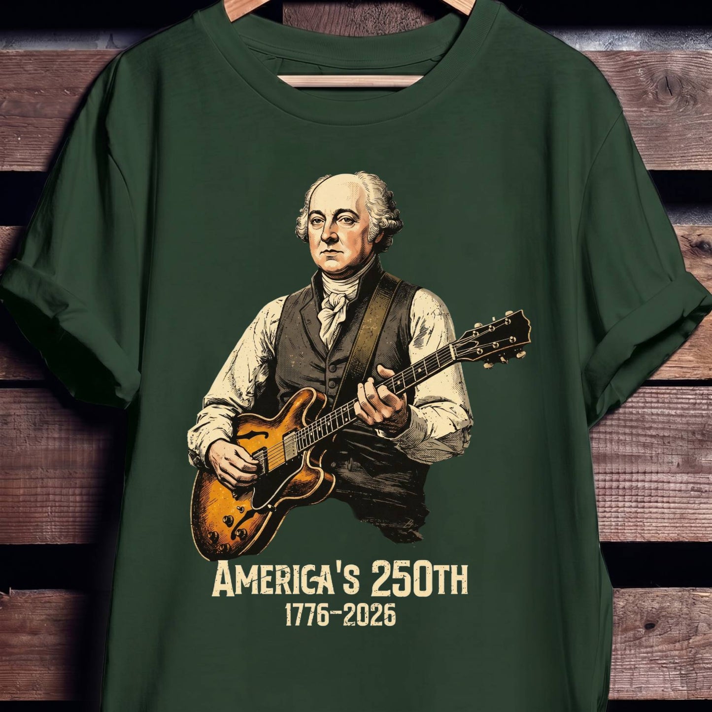 John Adams Playing Guitar America 250 - The Music Frontiers