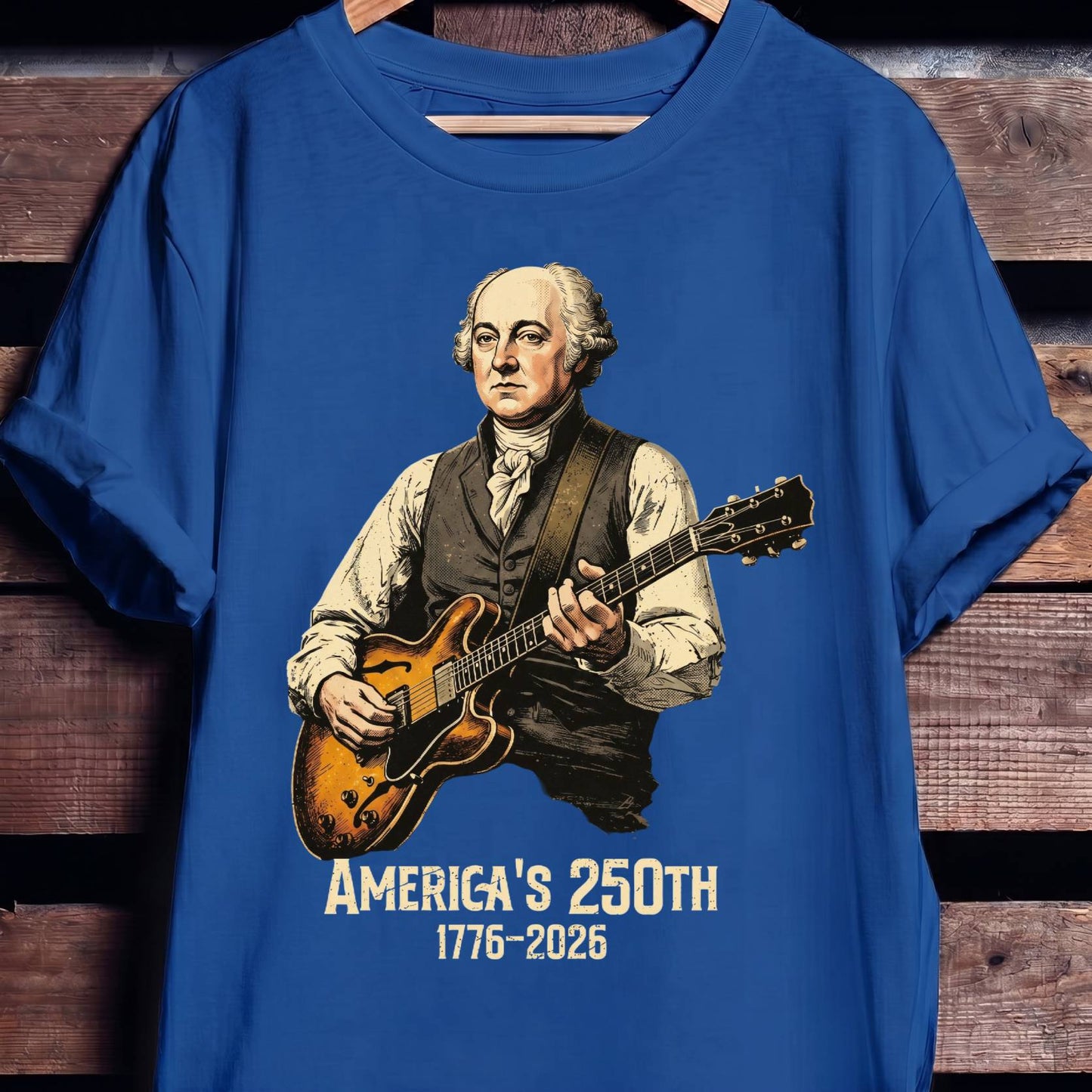 John Adams Playing Guitar America 250 - The Music Frontiers