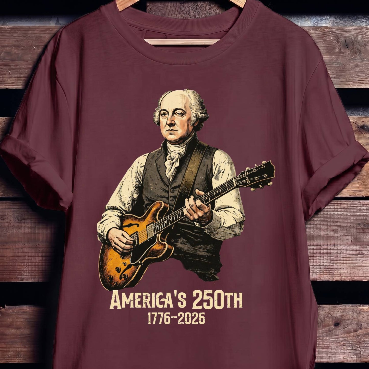 John Adams Playing Guitar America 250 - The Music Frontiers